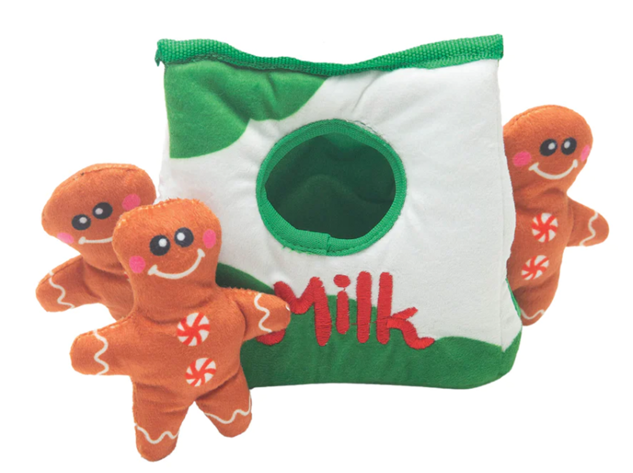 milk and cookies dog toy