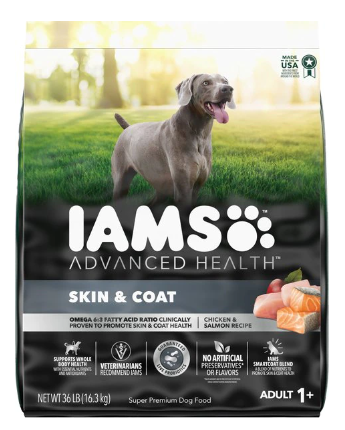 Iams Advanced Health Skin & Coat Chicken & Salmon Recipe Dry Dog