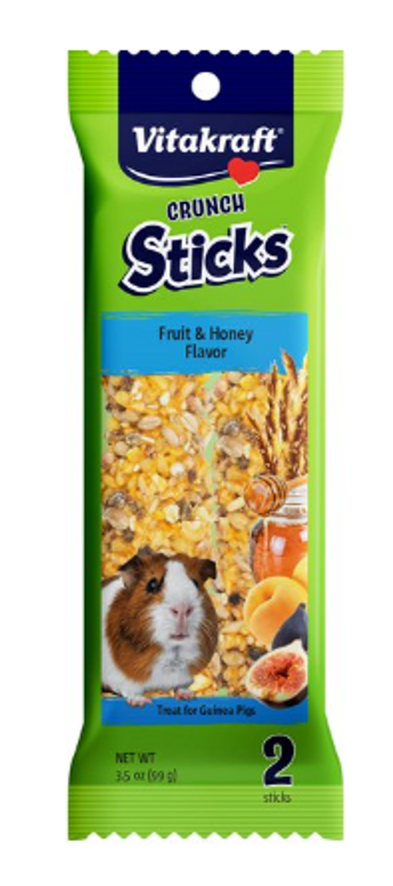 Triple Baked Crunch Sticks With Popped Grains & Honey Guinea Pig Treat 4oz