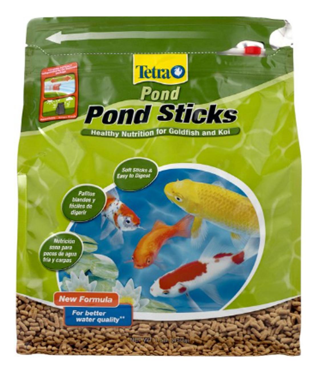 Tetra Pond Koi Vibrance Color Enhancing Sticks Koi & Goldfish Food