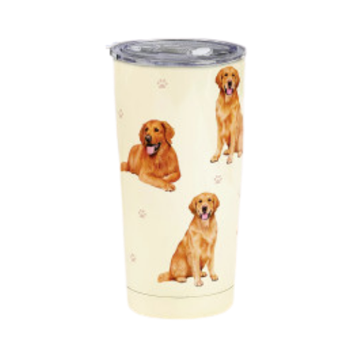 E & S Imports Serengeti Golden Retriever Tumbler