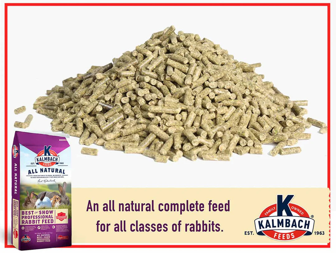 Kalmbach Feeds All Natural 16% Best-in-Show Professional Rabbit