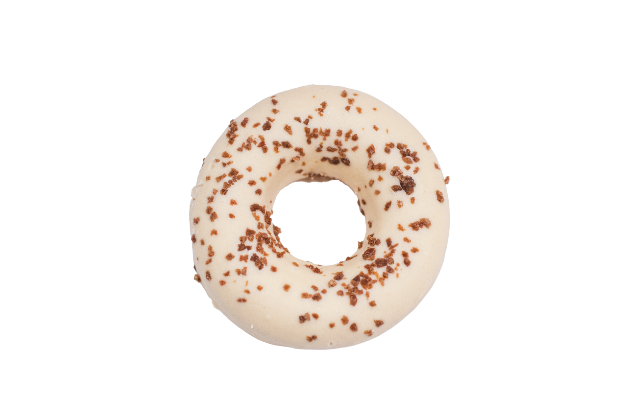 A&E Lolo Pets Classic LoLo Vanilla Donut Dog Treat 6 in Feeders Pet