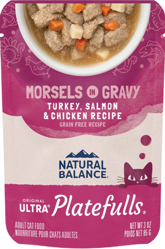 Natural Balance Platefulls Indoor Formula Morsels in Gravy Turkey