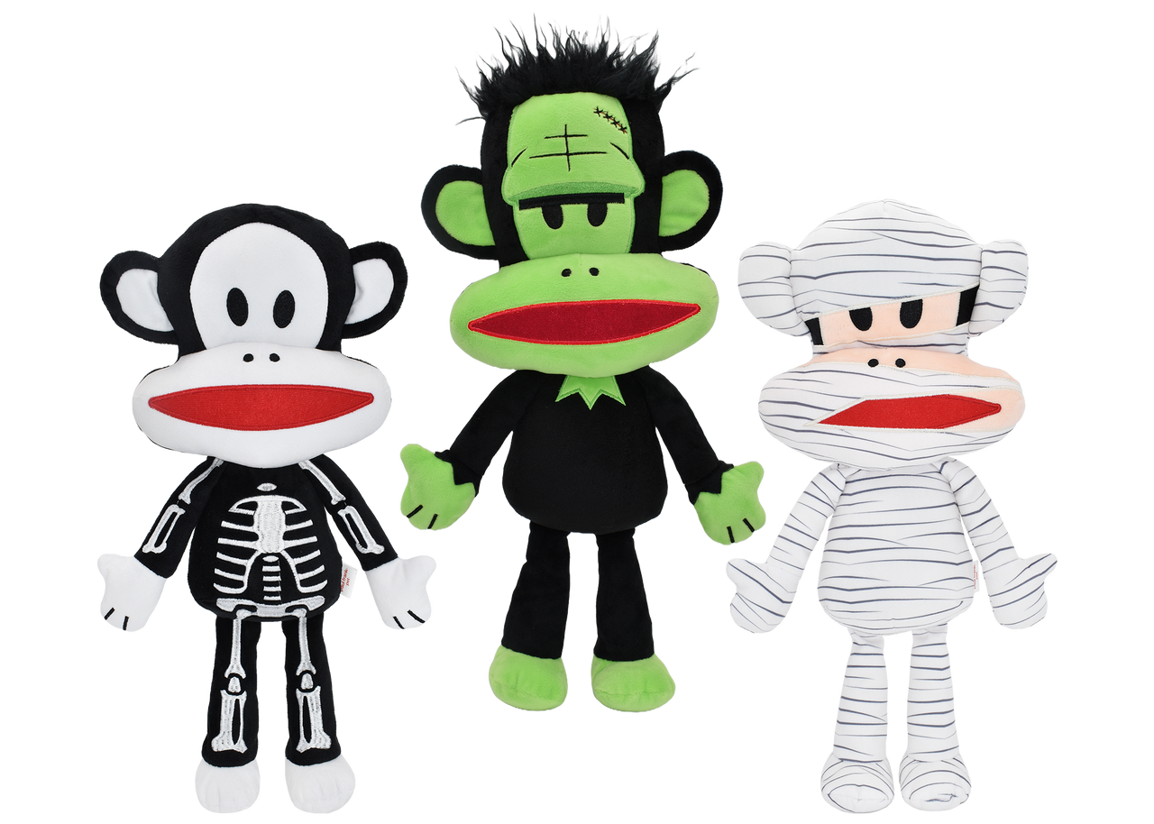 Multipet Paul Frank Julius Halloween Plush Monkey Dog Toy