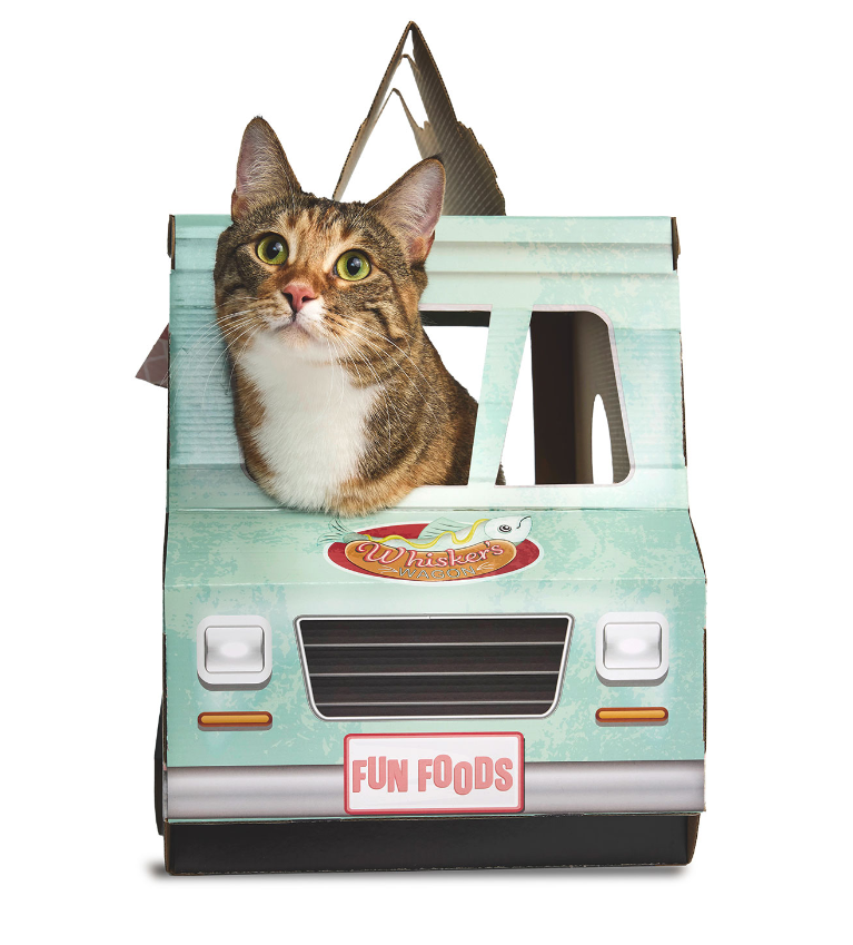 Royal Pet HAPPYCAT Whisker's Wagon Cat Scratcher - Feeders Pet Supply