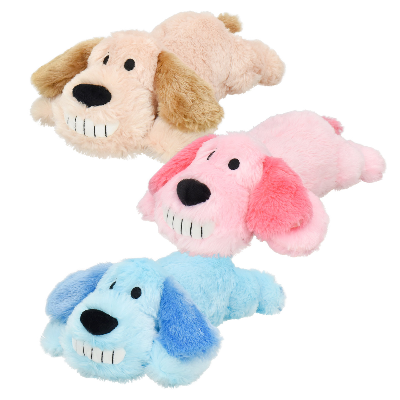 Dog Love ☆ PARFAGE ☆D80 貴重サイズ　新品 Multipet Loofa Love with Heartbeat Calming Dog Toy 17 in - Feeders