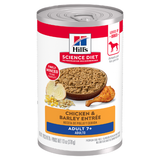 Hill's Science Diet Senior 7+ Chicken & Barley Entree Canned Dog Food