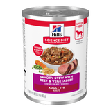 Hill's Science Diet Adult Savory Stew With Beef & Vegetables Canned Dog Food