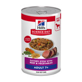 Hill's Science Diet Senior 7+ Savory Stew With Beef & Vegetables Canned Dog Food