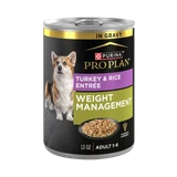 Purina Pro Plan Focus Adult Weight Management Turkey & Rice Entree Morsels In Gravy Canned Dog Food