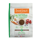 Instinct Be Natural Real Lamb & Oatmeal Recipe Freeze-Dried Raw Coated All Life Stage Dry Dog Food