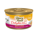 Fancy Feast Delights With Cheddar Grilled Chicken & Cheddar Cheese Feast In Gravy Canned Cat Food