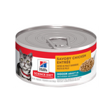 Hill's Science Diet Adult 1-6 Indoor Formula Savor Chicken Entree Canned Cat Food