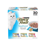 Fancy Feast Grilled Seafood Feast Variety Pack Canned Cat Food 30 ct