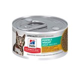 Hill's Science Diet Adult Perfect Weight Roasted Vegetable & Chicken Medley Canned Cat Food