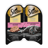 Sheba Perfect Portions Cuts in Gravy With Sustainable Salmon Wet Cat Food