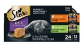Sheba Perfect Portions Chicken & Turkey Variety Pack Wet Cat Food 12 ct