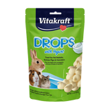 Vitakraft DROPS with Yogurt Small Animal Treats for Rabbits, Guinea Pigs, & Hamsters 5.3 oz