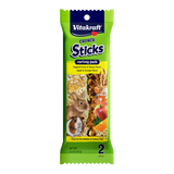 Vitakraft Crunch Sticks Popped Grains & Honey with Apple & Orange Flavor Treats for Rabbits & Guinea Pigs 2 pk