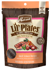 Merrick Lil' Plates For Small Breeds Small Salmon Recipe Dog Treats 5 oz