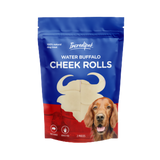 Incredipet Buffalo Cheek Rolls Dog Chew 2 pk