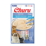 Inaba Churu Tuna & Tuna With Scallop Recipe Variety Creamy Cat Treat 10 pk