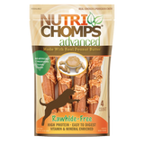 Scott Pet Nutri Chomps Advanced Peanut Butter Twists With Chicken Wrap Dog Treats 4 ct
