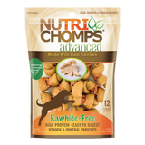 Scott Pet Nutri Chomps Advanced Real Chicken Rawhide-Free Knot Dog Treats 12 ct