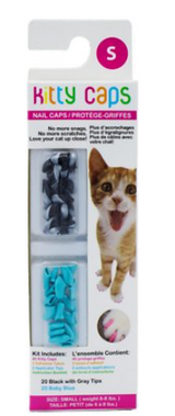 Kitty Caps Cat Nail Caps, Assorted Colors, 40 count