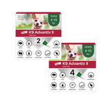 K9 Advantix II Topical Flea & Tick Treatment for Dogs up to 10 lbs