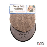 Dog Gone Smart Dirty Dog Shammy Towel, Grey 
