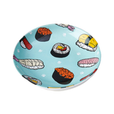 Petrageous Designs Sushi Print Ceramic Stoneware Cat Saucer 2.5 oz