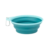 Petrageous Designs Collapsible Travel Pet Bowl, Aqua 1 cup