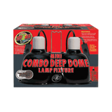 Zoo Med Mini Combo Deep Dome Reptile Lamp Fixture 