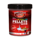 Omega One Super Color Small Cichlid Pellets Sinking Fish Food 4.2 oz