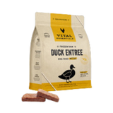 Vital Essentials Raw Duck Patties Grain-Free Frozen Dog Food 6 lb