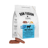 Vital Essentials Raw Fusion Beef Dinner Patties Grain-Free Frozen Dog Food 6 lb