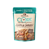 Wellness CORE Simply Shreds Grain-Free Tuna & Shrimp Wet Cat Food Topper