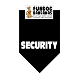 Fun Dog Bandanas Security Pet Bandana 