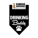 Fun Dog Bandanas Drinking Buddy Pet Bandana 