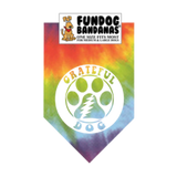 Fun Dog Bandanas Grateful Dog Pet Bandana 