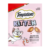 Whiskas Temptations Salmon & Dairy Flavor Crunchy and Soft Kitten Treats