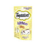 Whiskas Temptations Chicken & Dairy Flavor Crunchy and Soft Kitten Treats