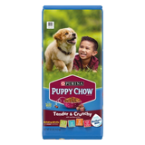 Purina Puppy Chow Tender & Crunchy Beef Recipe Dry Dog Food 30 lb