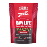 Koha Raw Life Freeze-Dried Raw Bites Beef Entrée for Dogs 14 oz
