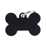 Myfamily Small Anodized Aluminum Bone Shaped Personalized Dog ID Tag