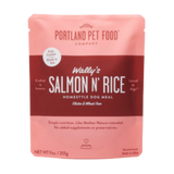 Portland Pet Food Company Wally's Salmon N' Rice Dog Meal Pouch