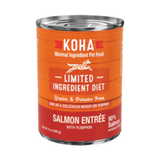 Koha Limited Ingredient Diet Salmon Entrée with Pumpkin Topper for Dogs