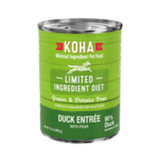 Koha Limited Ingredient Diet Duck Entrée with Pear for Adult Dogs